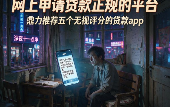 网上申请贷款正规的平台,鼎力推荐五个无视评分的贷款app