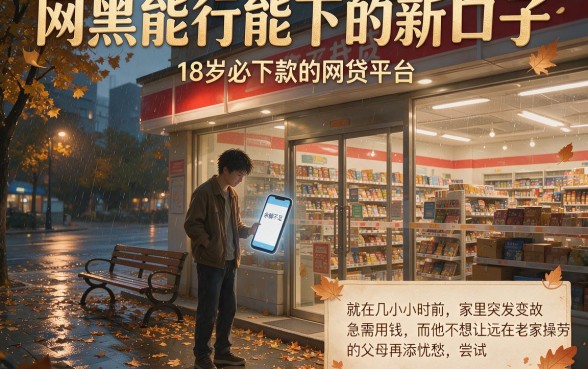 网黑能行能下的新口子，归纳五个18岁必下款的网贷平台