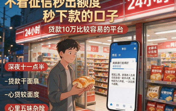不看征信秒出额度秒下款的口子,整合五个贷款10万比较容易的平台