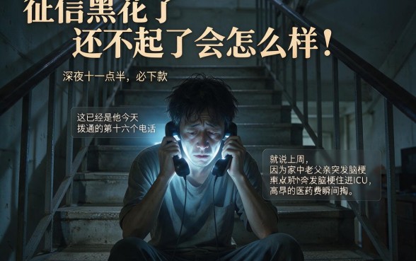 征信黑花了还不起了会怎么样,详细阐述五个黑户必下款的口子