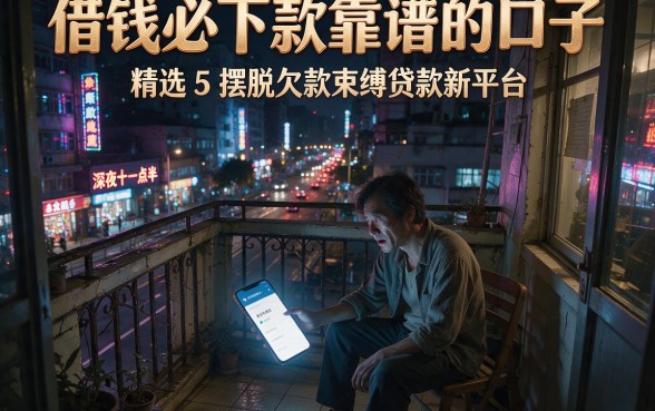 借钱必下款靠谱的口子，精选5个摆脱欠款束缚贷款新平台
