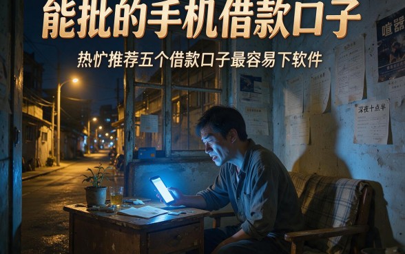 能批的手机借款口子,热忱推荐五个借款口子最容易下软件