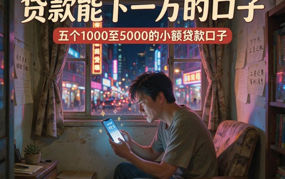 贷款能下一万的口子,概览五个1000至5000的小额贷款口子