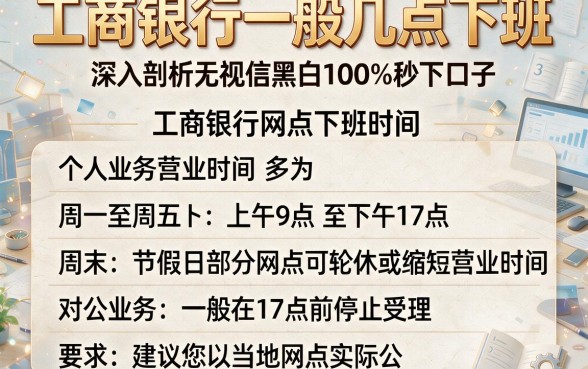 工商银行一般几点下班,深入剖析五个无视征信黑白100%秒下口子