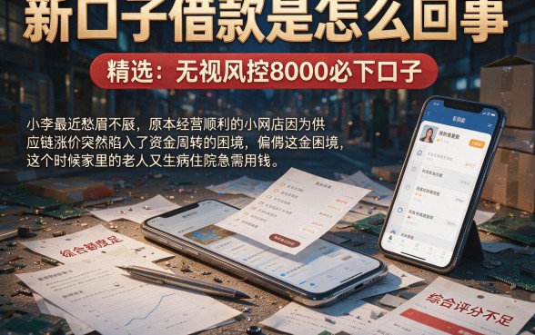 新口子借款是怎么回事，精选5个无视风控8000必下口子