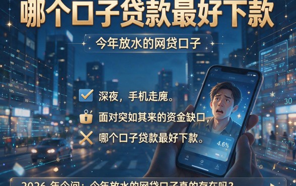 哪个口子贷款最好下款,概括五个今年放水的网贷口子