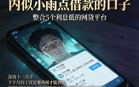 内似小雨点借款的口子,整合5个利息低的网贷平台