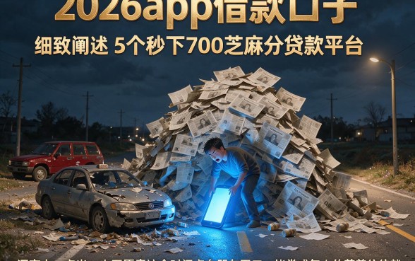 2026app借款口子，细致阐述5个秒下700芝麻分贷款平台