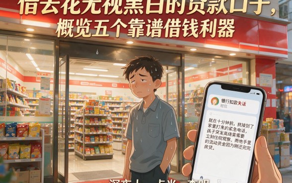 借去花无视黑白的贷款口子，概览五个靠谱借钱利器