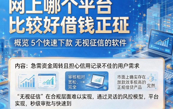 网上哪个平台比较好借钱正规,概览5个快速下款无视征信的软件