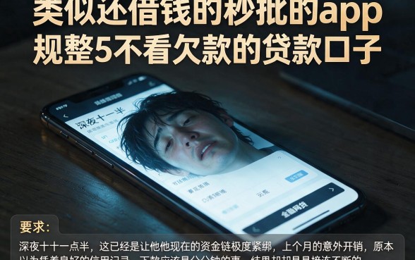 类似还借钱的秒批的app,规整5个不看欠款的贷款口子