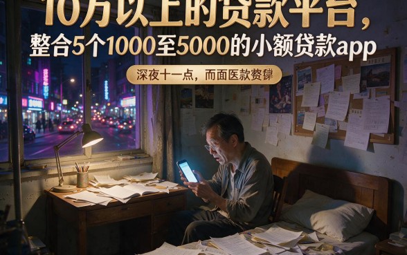 10万以上的贷款平台,整合5个1000至5000的小额贷款app