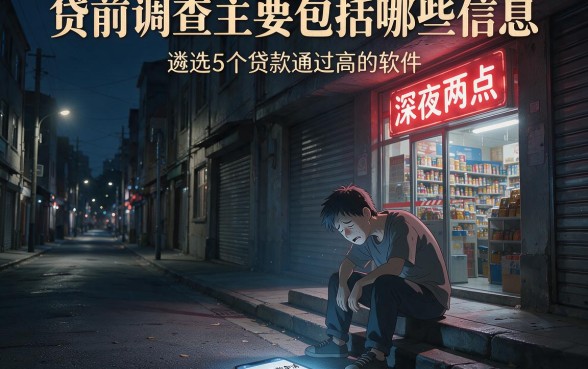 贷前调查主要包括哪些信息，遴选5个贷款通过高的软件
