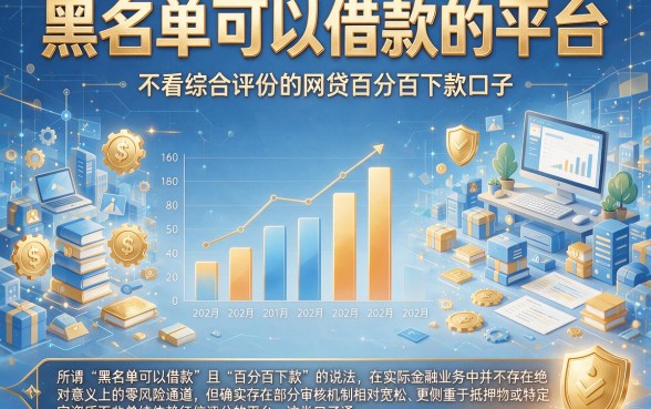 黑名单可以借款的平台,胪列五个不看综合评分的网贷百分百下款口子