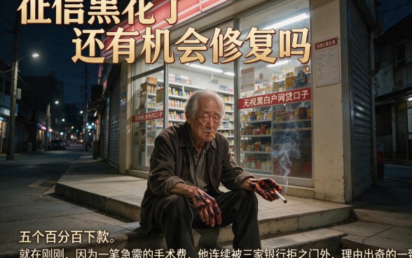 征信黑花了还有机会修复吗，详尽说明五个百分百下款无视黑白户网贷口子