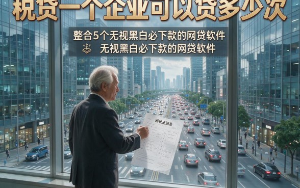 税贷一个企业可以贷多少次，整合5个无视黑白必下款的网贷软件