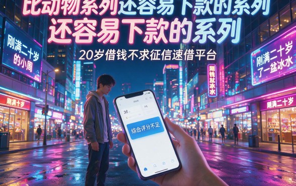 比动物系列还容易下款的系列,枚举五个20岁借钱不求征信速借平台