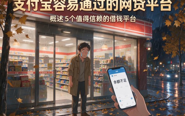 支付宝容易通过的网贷平台，概括5个值得信赖的借钱平台