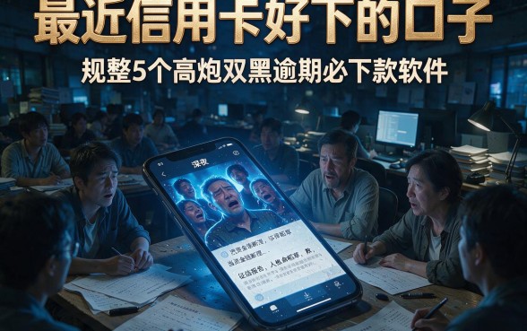 最近信用卡好下的口子，规整5个高炮双黑逾期必下款软件