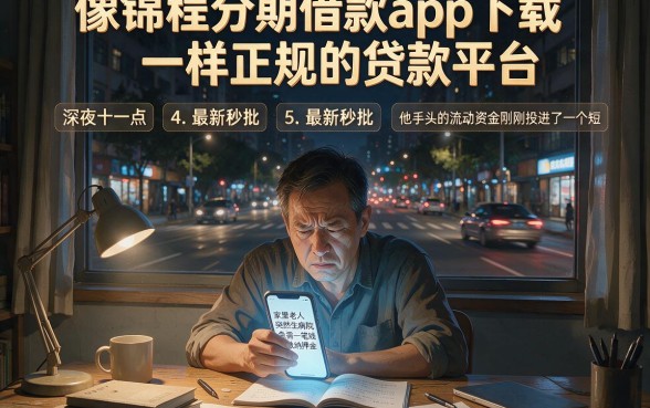 像锦程分期借款app下载一样正规的贷款平台，罗列5个最新秒批小额贷款软件