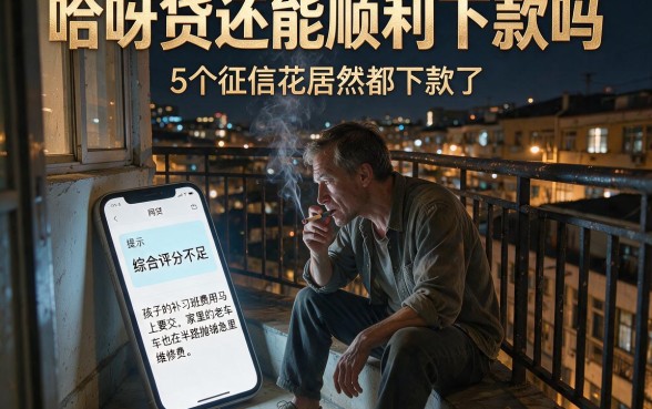 哈呀贷还能顺利下款吗,详尽说明5个征信花居然都下款了的app