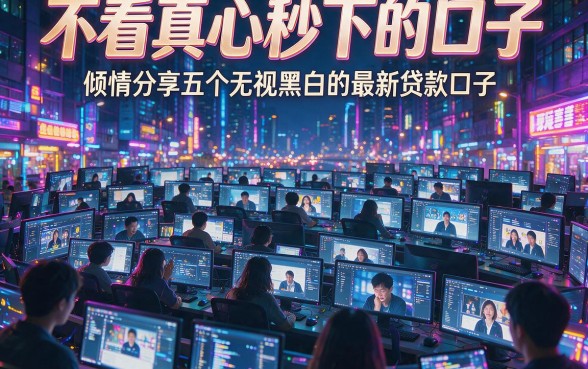 不看真心秒下的口子,倾情分享五个无视黑白的最新贷款口子