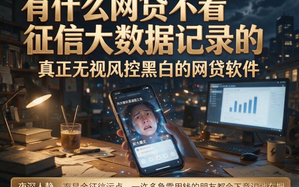 有什么网贷不看征信大数据记录的,理出五个真正无视风控黑白的网贷软件