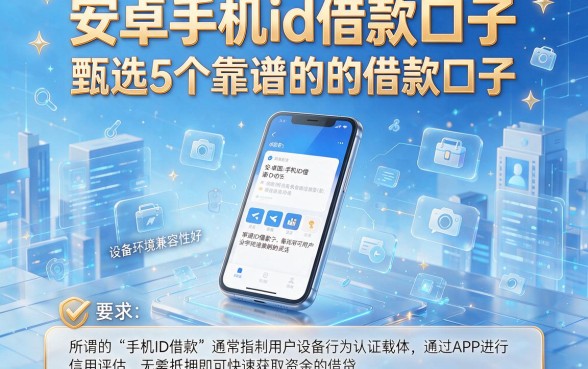 安卓手机id借款口子,甄选5个靠谱的借款口子