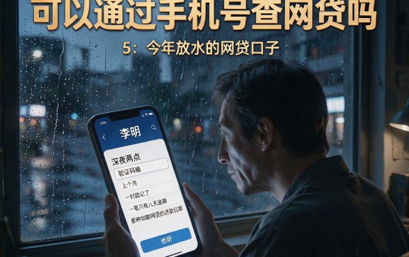 可以通过手机号查网贷吗，整理5个今年放水的网贷口子