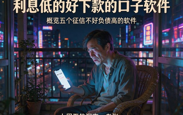 利息低的好下款的口子软件,概览五个征信不好负债高的软件