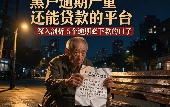 黑户逾期严重还能贷款的平台,深入剖析5个逾期必下款的口子