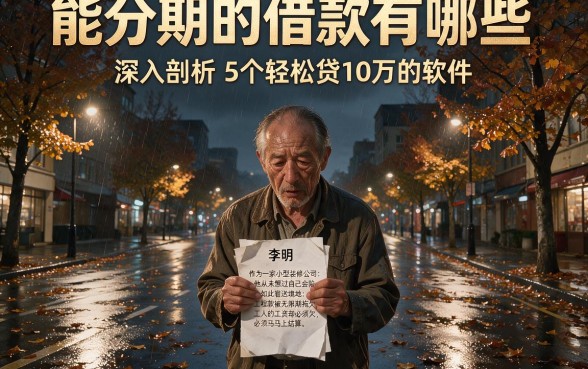 能分期的借款有哪些,深入剖析5个轻松贷10万的软件