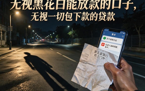 无视黑花白能放款的口子,胪列五个无视一切包下款的贷款
