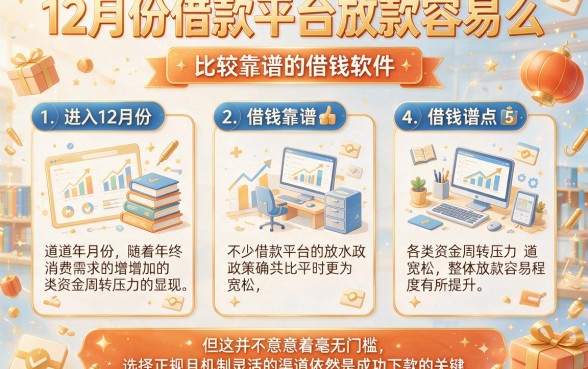 12月份借款平台放款容易么,细致阐述5个比较靠谱的借钱软件