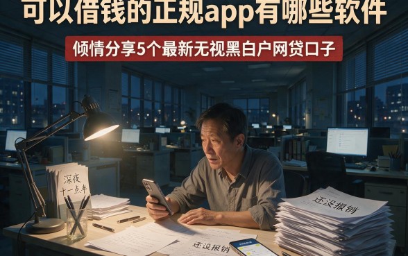 可以借钱的正规app有哪些软件,倾情分享5个最新无视黑白户网贷口子