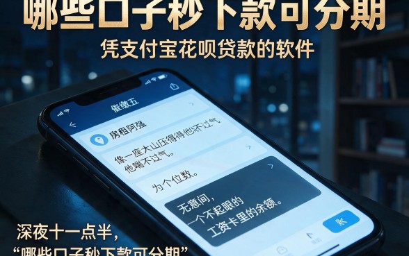 哪些口子秒下款可分期,揭秘五个凭支付宝花呗贷款的软件
