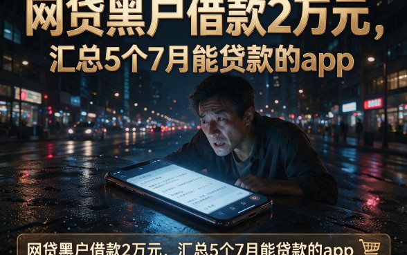 网贷黑户借款2万元,汇总5个7月能贷款的app