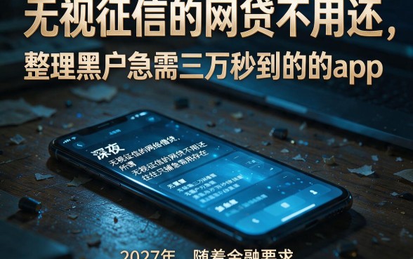 无视征信的网贷不用还,整理五个黑户急需三万秒到的的app