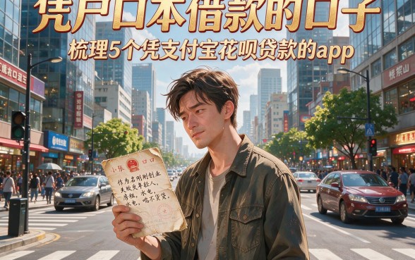 凭户口本借款的口子,梳理5个凭支付宝花呗贷款的app