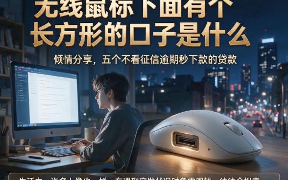 无线鼠标下面有个长方形的口子是什么,倾情分享五个不看征信逾期秒下款的贷款