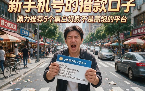 新手机号的借款口子,鼎力推荐5个黑白贷款不是高炮的平台