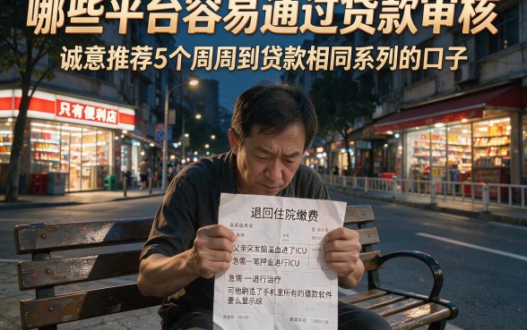 哪些平台容易通过贷款审核,诚意推荐5个周周到贷款相同系列的口子