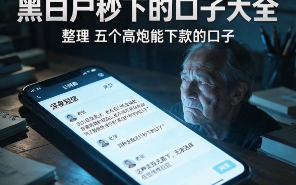 黑白户秒下的口子大全,整理五个高炮能下款的口子