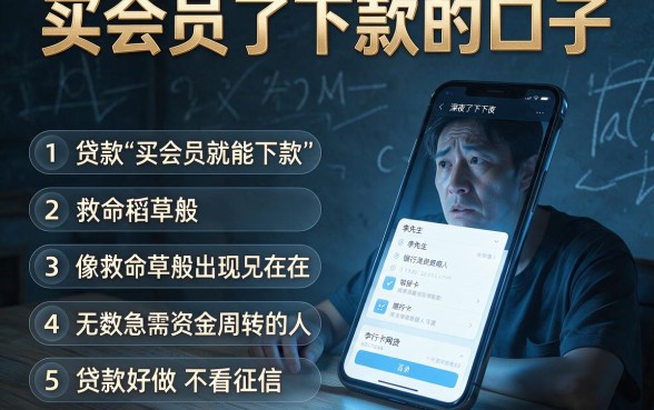 买会员了下款的口子，条列五个贷款好做不看征信的软件