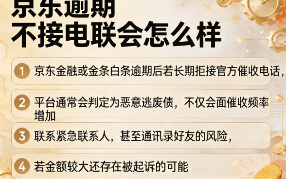 京东逾期不接电联会怎么样,条列五个无视黑白的最新贷款口子