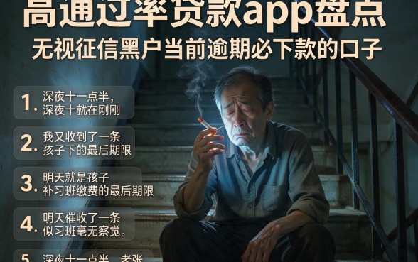 高通过率贷款app盘点,胪列五个无视征信黑户当前逾期必下款的口子