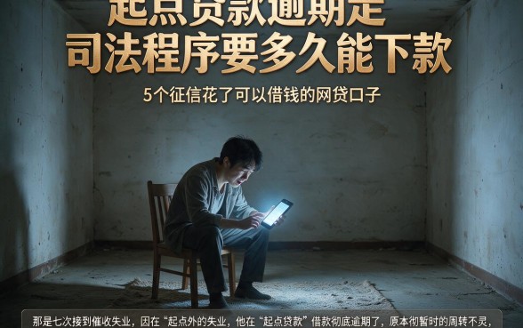 起点贷款逾期走司法程序要多久能下款,详细阐述5个征信花了可以借钱的网贷口子
