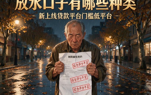 放水口子有哪些种类,详尽说明5个新上线贷款平台门槛低平台