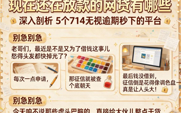 现在还在放款的网贷有哪些,深入剖析5个714无视逾期秒下的平台