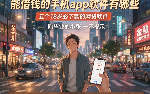 能借钱的手机app软件有哪些,梳理五个18岁必下款的网贷软件